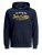 Jack & Jones Elogo Sweat Hood Navy Blazer - Sweaters & hoodies - Sweaters & Hoodies Grote Maten Heren