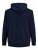 Jack & Jones Basic Sweat Zip Hood Navy Blazer - Sweaters & hoodies - Sweaters & Hoodies Grote Maten Heren