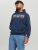 Jack & Jones CORP LOGO PLAY 4 Print Hoodie Navy Blazer - Sweaters & Hoodies - Sweaters & Hoodies Grote Maten Heren