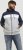 Jack & Jones RUSH White/Grey Blocking Bomber Jacket with Hood Navy Blazer - Jassen - Grote Maten Herenjassen