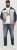 Jack & Jones RUSH White/Grey Blocking Bomber Jacket with Hood Navy Blazer - Jassen - Grote Maten Herenjassen