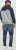Jack & Jones RUSH White/Grey Blocking Bomber Jacket with Hood Navy Blazer - Jassen - Grote Maten Herenjassen