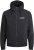 Jack & Jones RUSH SOLID Bomber Jacket with Hood Black - Jassen - Grote Maten Herenjassen