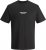 Jack & Jones ESTERBRO T-Shirt Black - T-shirts - Grote Maten T-shirts Heren