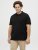 Jack & Jones AUSTIN CLASSIC Polo Black - Polo shirts - Grote Maten Poloshirts Heren