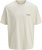 Jack & Jones Lington Crew Neck T-Shirt White - T-shirts - Grote Maten T-shirts Heren