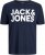 Jack & Jones CORP Logo T-Shirt Navy Blazer - T-shirts - Grote Maten T-shirts Heren