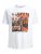 Jack & Jones Rocto T-shirt White - T-shirts - Grote Maten T-shirts Heren