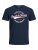Jack & Jones JJELOGO TEE Navy - T-shirts - Grote Maten T-shirts Heren