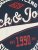 Jack & Jones JJELOGO TEE Navy - T-shirts - Grote Maten T-shirts Heren