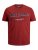 Jack & Jones JJELOGO TEE Red - T-shirts - Grote Maten T-shirts Heren