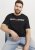 Jack & Jones Corp Logo Crew Neck T-Shirt Black - T-shirts - Grote Maten T-shirts Heren