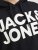 Jack & Jones CORP LOGO Large Print Hoodie Black - Sweaters & hoodies - Sweaters & Hoodies Grote Maten Heren