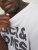 Jack & Jones CORP Logo T-Shirt White w Large Black Print - T-shirts - Grote Maten T-shirts Heren