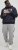 Jack & Jones CORP LOGO Large Print Hoodie Navy Blazer - Sweaters & hoodies - Sweaters & Hoodies Grote Maten Heren
