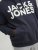 Jack & Jones CORP LOGO Large Print Hoodie Navy Blazer - Sweaters & hoodies - Sweaters & Hoodies Grote Maten Heren