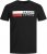 Jack & Jones CORP Logo T-Shirt Black/PLAY 4 - T-shirts - Grote Maten T-shirts Heren