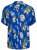 Jack & Jones JORLUKE FLORES Resort Shirt Nautical Blue - Overhemden - Overhemden Grote Maten Heren