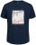 Jack & Jones JORJOSHUA T-shirt Navy - T-shirts - Grote Maten T-shirts Heren
