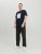 Jack & Jones JORJOSHUA T-shirt Navy - T-shirts - Grote Maten T-shirts Heren