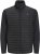Jack & Jones MULTI SET-IN Sleeves Quilted Jacket With Collar Black - Jassen - Grote Maten Herenjassen