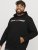 Jack & Jones CORP OLD LOGO REG FIT Hoodie Black - Sweaters & hoodies - Sweaters & Hoodies Grote Maten Heren