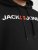 Jack & Jones CORP OLD LOGO REG FIT Hoodie Black - Sweaters & hoodies - Sweaters & Hoodies Grote Maten Heren
