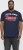 Jack & Jones LOGO O-Neck T-Shirt Dark Blue - T-shirts - Grote Maten T-shirts Heren