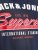 Jack & Jones LOGO O-Neck T-Shirt Dark Blue - T-shirts - Grote Maten T-shirts Heren