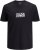 Jack & Jones Tarmac Branding Crew Neck T-Shirt Black - T-shirts - Grote Maten T-shirts Heren