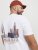 Jack & Jones Boston Photo Crew Neck T-Shirt Bright White - T-shirts - Grote Maten T-shirts Heren
