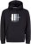 Jack & Jones Frederiksberg Box Script Hoodie Black - Sweaters & hoodies - Sweaters & Hoodies Grote Maten Heren