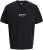Jack & Jones Snake Crew Neck T-Shirt Black - T-shirts - Grote Maten T-shirts Heren