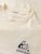 Jack & Jones Bellagio Collage Crew Neck T-Shirt Antique White - T-shirts - Grote Maten T-shirts Heren