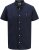 Jack & Jones Summer Shield Short Sleeve Shirt Maritime Blue - Overhemden - Overhemden Grote Maten Heren