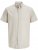 Jack & Jones Summer Shield Short Sleeve Shirt White Pepper - Overhemden - Overhemden Grote Maten Heren