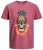 Jack & Jones JJEUSTACE T-Shirt Pink - T-shirts - Grote Maten T-shirts Heren