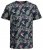 Jack & Jones JJCOASTAL AOP T-Shirt Navy - T-shirts - Grote Maten T-shirts Heren