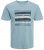Jack & Jones JCOARC T-Shirt Light Blue - T-shirts - Grote Maten T-shirts Heren
