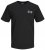 Jack & Jones JCOEDTN T-Shirt with Back Print Black - T-shirts - Grote Maten T-shirts Heren