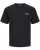 Jack & Jones Zekiel Crew Neck T-Shirt Black - T-shirts - Grote Maten T-shirts Heren