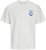 Jack & Jones Charge Crew Neck Printed T-Shirt White - T-shirts - Grote Maten T-shirts Heren