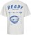 Jack & Jones Charge Crew Neck Printed T-Shirt White - T-shirts - Grote Maten T-shirts Heren