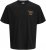 Jack & Jones Parallel Crew Neck T-Shirt Black - T-shirts - Grote Maten T-shirts Heren