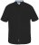 D555 James Short Sleeve Oxford Shirt Black - Overhemden - Overhemden Grote Maten Heren