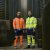 Leo Hawkridge Ecoviz High Performance 4X Stretch Trouser Hi-Vis Orange/Navy Print - Werkkleding - Werkkleding Grote Maten Heren