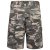 Kam Jeans 329 Short Charcoal Camo - Korte broeken - Grote Maten Korte Broeken Heren