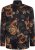 Kam Jeans 6057 LS Dragon Print Shirt Black - Overhemden - Overhemden Grote Maten Heren