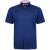 Kam Jeans 6160 Short Sleeve Dobby Print Shirt Twilight Blue - Overhemden - Overhemden Grote Maten Heren
