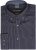 Kam Jeans 6300 Long Sleeve Dobby Stripe Shirt Dark Grey - Overhemden - Overhemden Grote Maten Heren